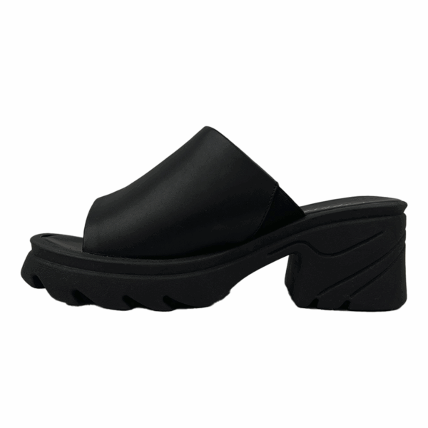 Sandalias De Mujer Plataforma Dama Tacón Negro Exploras - Imagen 4
