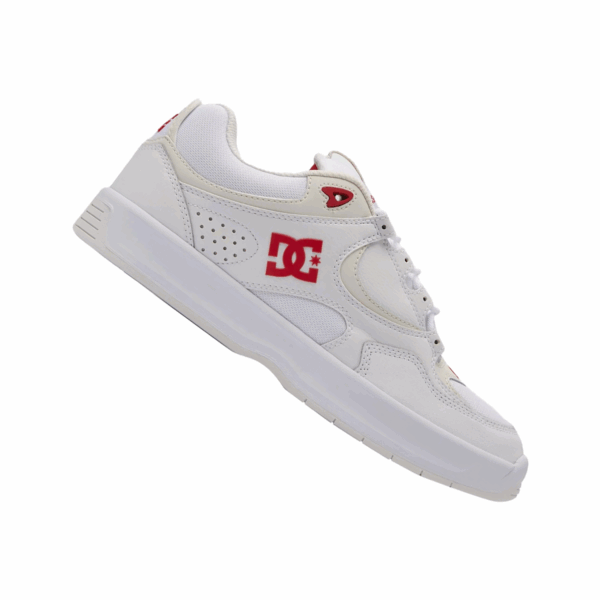 tenis blanco hombre rojo dc shoes kalynx chunky - Imagen 2