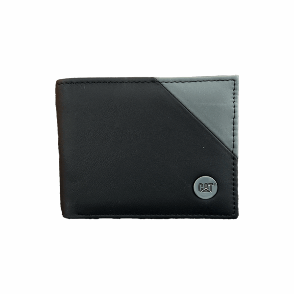 CARTERA PARA HOMBRE NEGRO CAT TARJETERO BILLETERA - Imagen 2