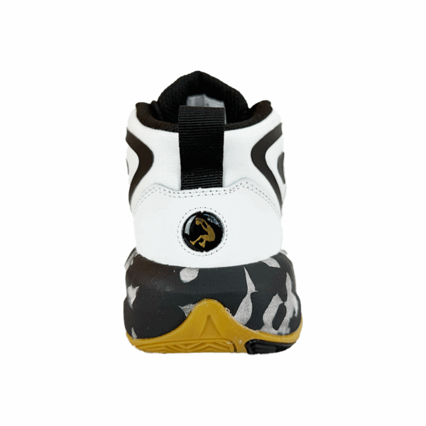TENIS BLANCOS NEGROS HOMBRE BOTA SHAQ RADIATE BASQUETBALL - Imagen 5