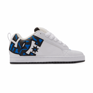 TENIS HOMBRE BLANCO AZUL DC SHOES COURT GRAFFIK