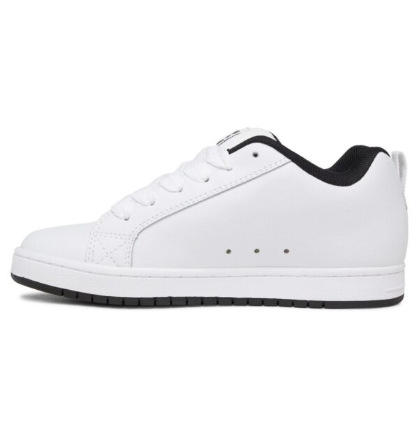 Tenis Dc Shoes Hombre Blanco Negro Court Graffik 300529wlk - Imagen 3
