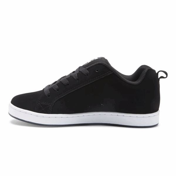 Tenis mujer negros blancos dc shoes court graffik - Imagen 3