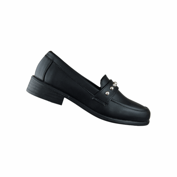 Mocasin Para Mujer Dama Casual Zapato Negro - Imagen 2