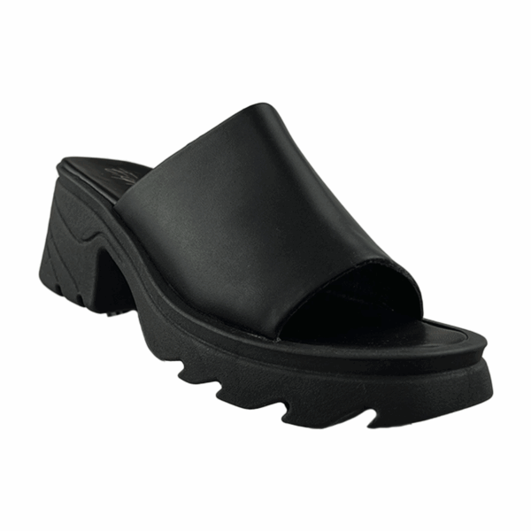 Sandalias De Mujer Plataforma Dama Tacón Negro Exploras - Imagen 3