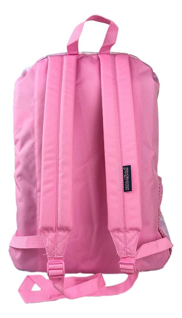 Mochila Escolar Jansport Cross Town Rosa Floral 26l - Imagen 3