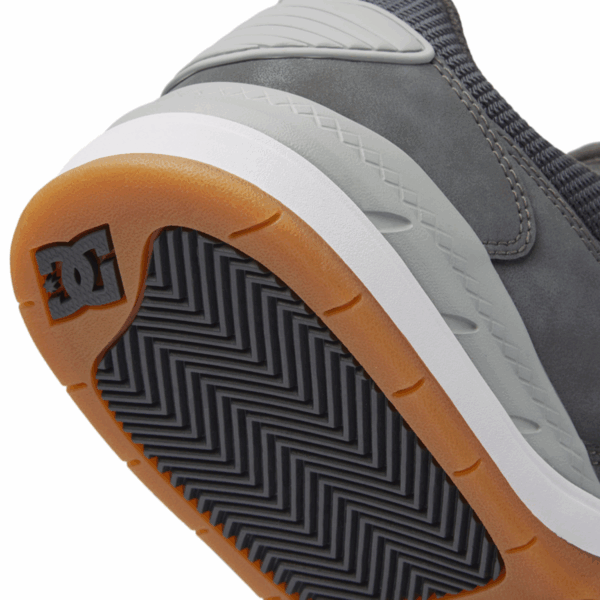 tenis gris blanco hombre dc shoes ascend chunky - Imagen 6