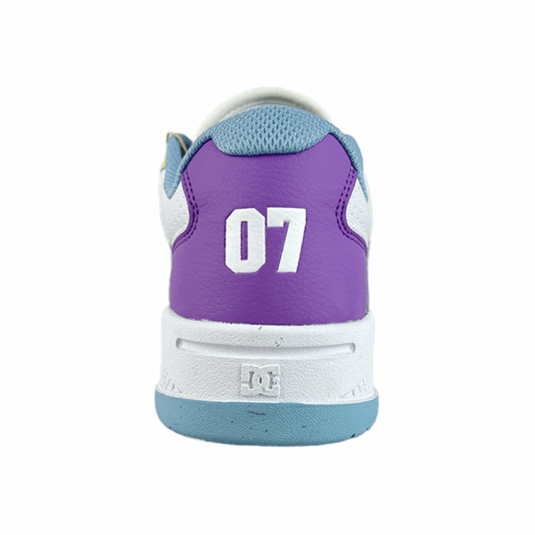 Tenis Para Mujer Blanco Rosa Amarillo Dc Shoes Construct - Imagen 4