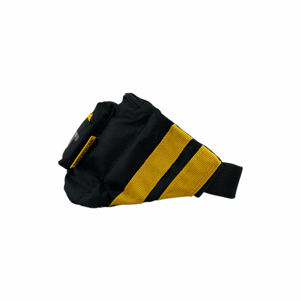 Cangurera Para Hombre Casual CAT Negra Amarilla Grande - Imagen 6