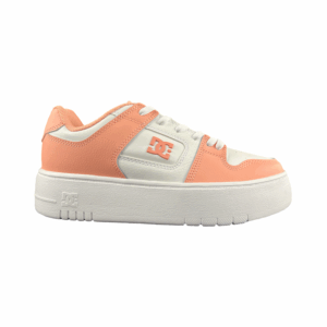 Tenis Para Mujer De Plataforma Dc Shoes Manteca Rosa Blanco