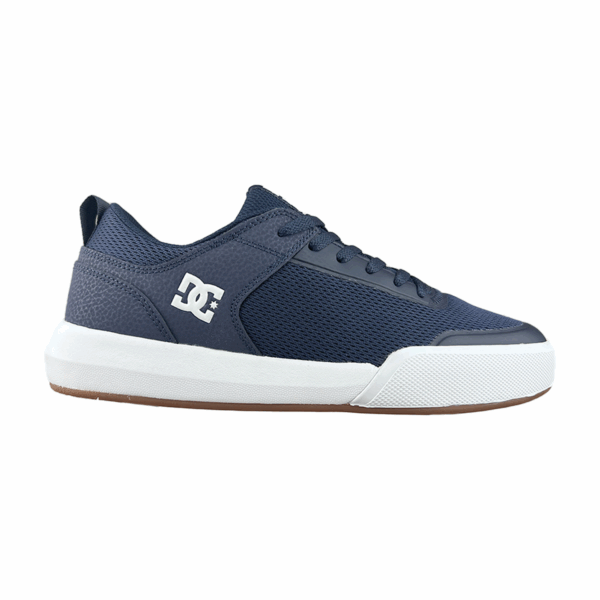 Tenis Para Hombre Comodos Azul Blanco Dc Shoes Transit