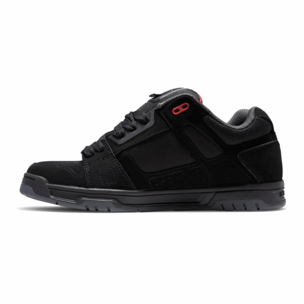 Tenis Dc Shoes Hombre Negro Gris Rojo Stag 320188byr - Imagen 3
