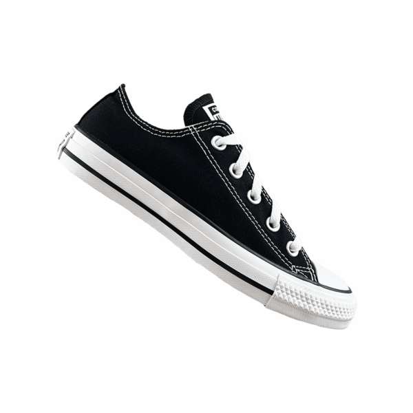 Tenis Converse Choclo Chuck Taylor Negro Blanco - Imagen 6