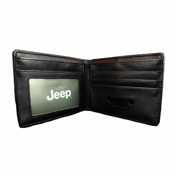 CARTERA PARA HOMBRE NEGRA JEEP TARJETERO BILLETERA - Imagen 4