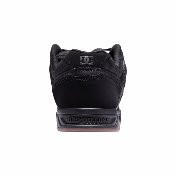 Tenis Dc Stag Todo Negro Liga Hombre Original 320188bgm - Imagen 4