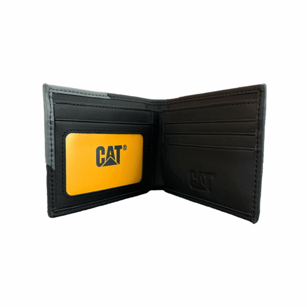 CARTERA PARA HOMBRE NEGRO CAT TARJETERO BILLETERA - Imagen 4