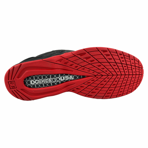TENIS HOMBRE NEGROS ROJOS DC SHOES WILLIAMS OG - Imagen 5