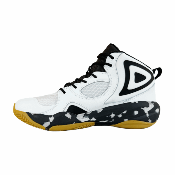 TENIS BLANCOS NEGROS HOMBRE BOTA SHAQ RADIATE BASQUETBALL - Imagen 2