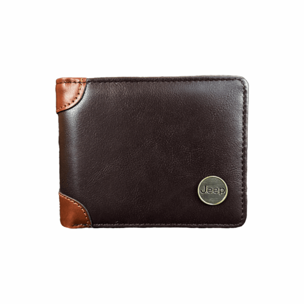 CARTERA PARA HOMBRE CAFE JEEP TARJETERO BILLETERA - Imagen 2
