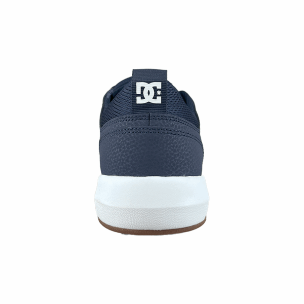 Tenis Para Hombre Comodos Azul Blanco Dc Shoes Transit - Imagen 6