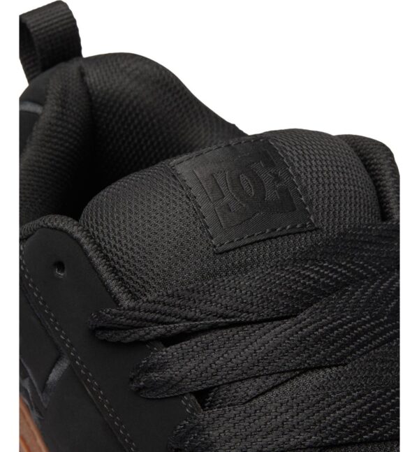 Tenis Negros Para Hombre Suela Liga Dc Shoes Court Graffik - Imagen 5