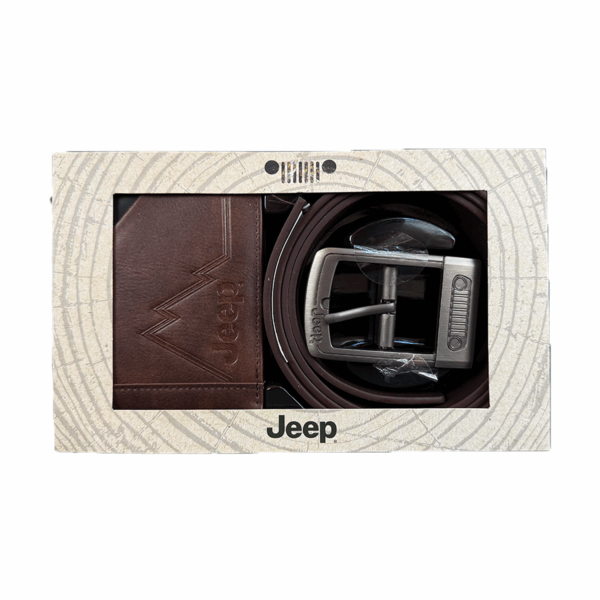 Cartera Cinturon para Hombre Jeep Cafe Kit