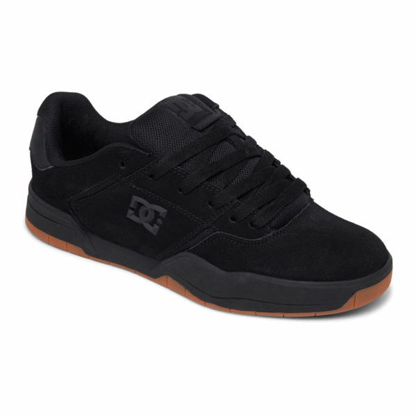 tenis totalmente negros hombre dc shoes central original - Imagen 2