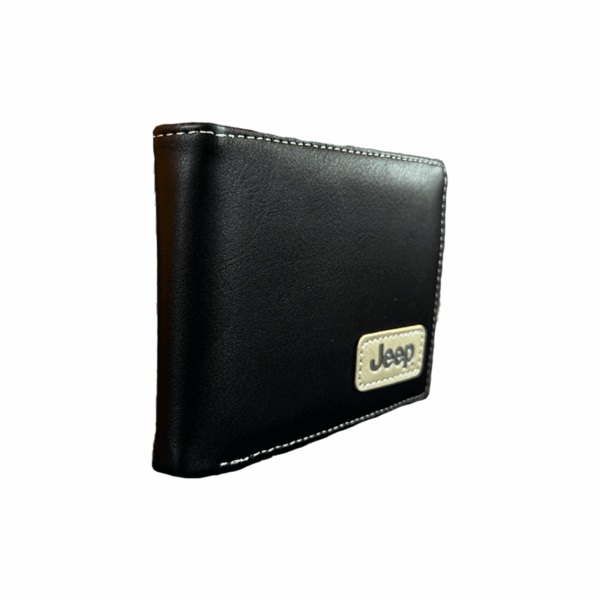 CARTERA PARA HOMBRE NEGRA JEEP TARJETERO BILLETERA - Imagen 5