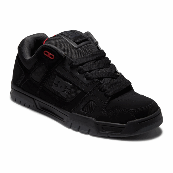 Tenis Dc Shoes Hombre Negro Gris Rojo Stag 320188byr - Imagen 2