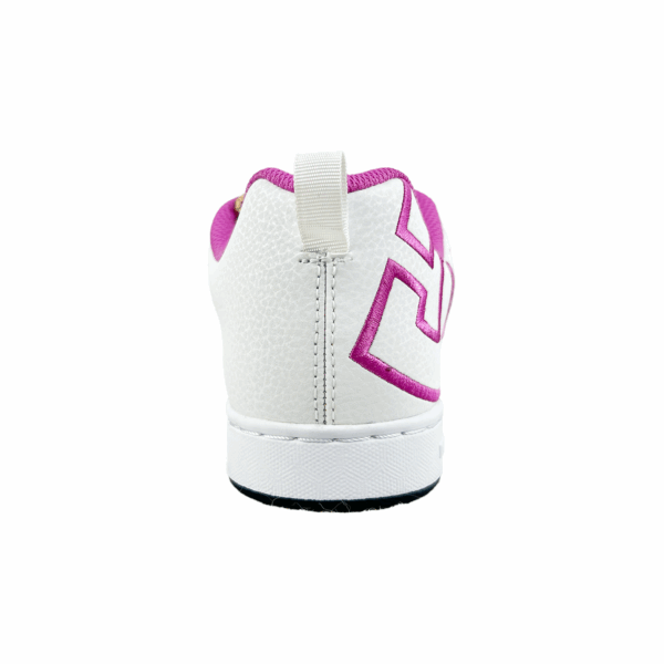 Tenis para Mujer Dc shoes Court Graffik Blanco Rosa - Imagen 7