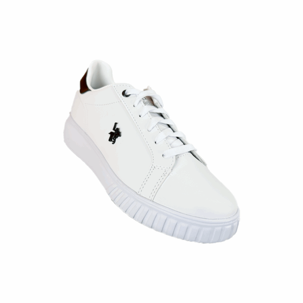 Tenis Para Mujer Plataforma Polo Club Blanco Sintetico - Imagen 4